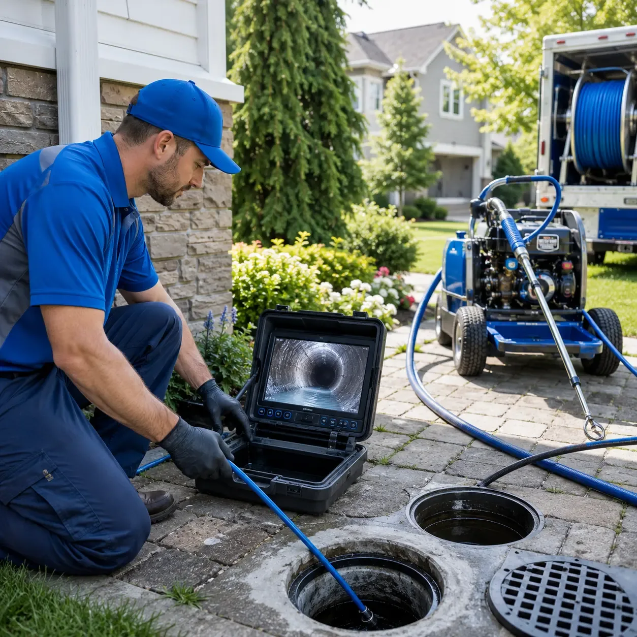 Outdoor drain cleaning professionals serving Woodbury, NY