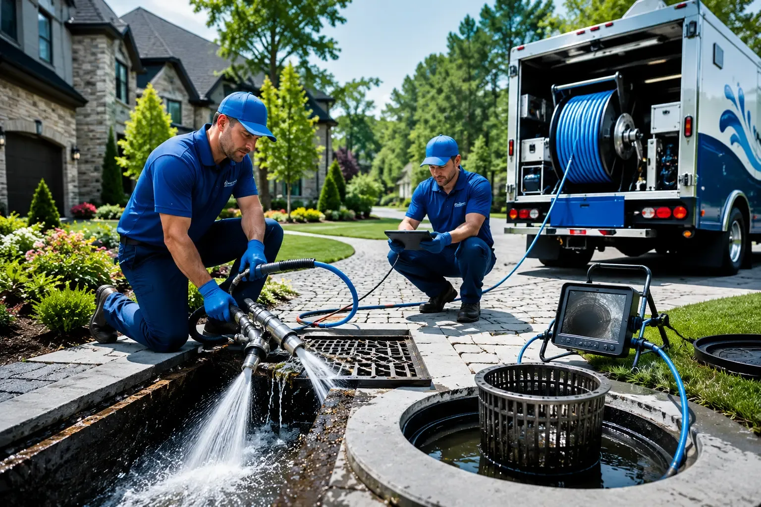 Local outdoor drain cleaning professionals in Woodbury, NY